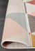 Demre Blush Inverted Triangle Contemporary Runner Rug, Rugs, Ozark Home 