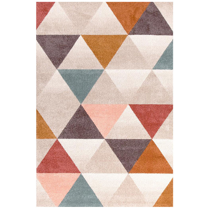 Demre Blush Inverted Triangle Contemporary Rug, Rugs, Ozark Home 