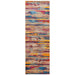 Dalaman Raspberry Geometric Line Contemporary Runner Rug, Rugs, Ozark Home 