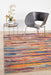 Dalaman Raspberry Geometric Line Contemporary Rug, Rugs, Ozark Home 