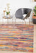 Dalaman Raspberry Geometric Line Contemporary Rug, Rugs, Ozark Home 