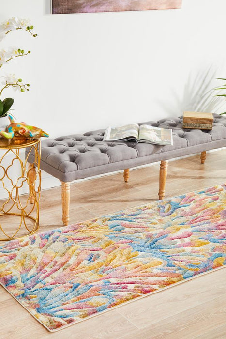 Dalaman Tropical Explosion Contemporary Runner Rug, Rugs, Ozark Home 