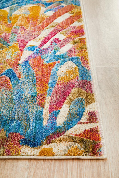 Dalaman Tropical Explosion Contemporary Runner Rug, Rugs, Ozark Home 