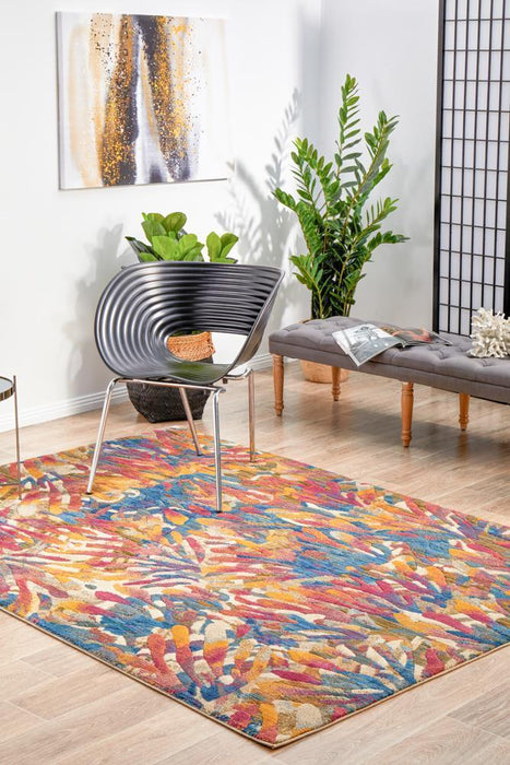 Dalaman Tropical Explosion Contemporary Rug, Rugs, Ozark Home 