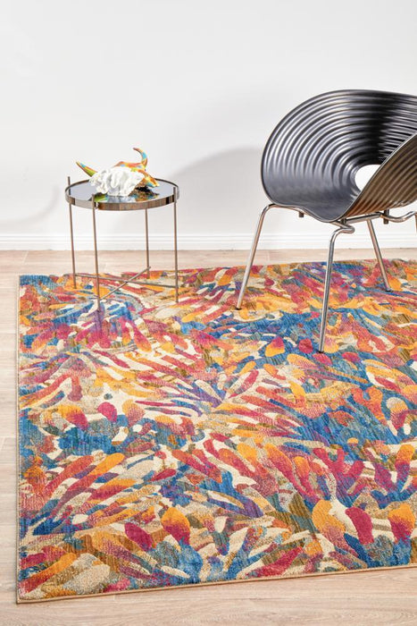 Dalaman Tropical Explosion Contemporary Rug, Rugs, Ozark Home 