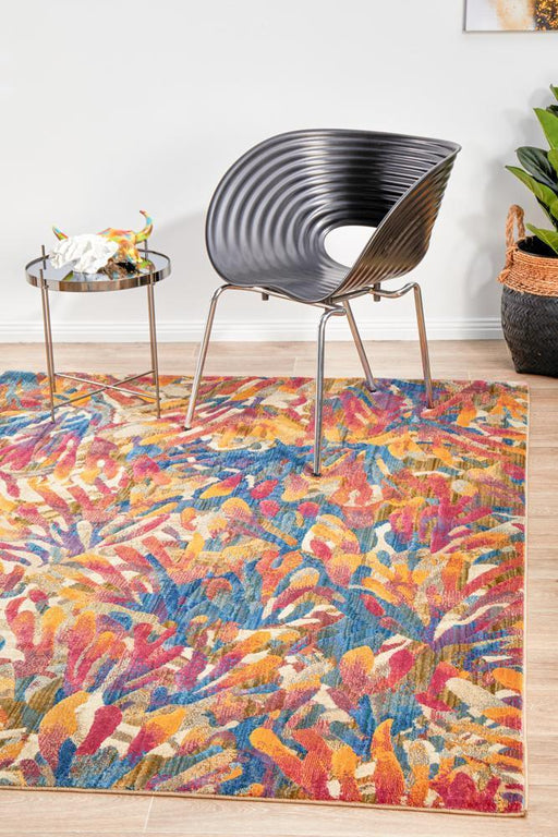 Dalaman Tropical Explosion Contemporary Rug, Rugs, Ozark Home 