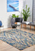 Dalaman Blue Stream Contemporary Rug, Rugs, Ozark Home 