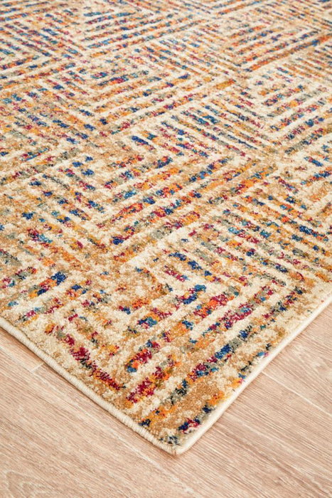 Dalaman Multicoloured Triangle Contemporary Rug, Rugs, Ozark Home 