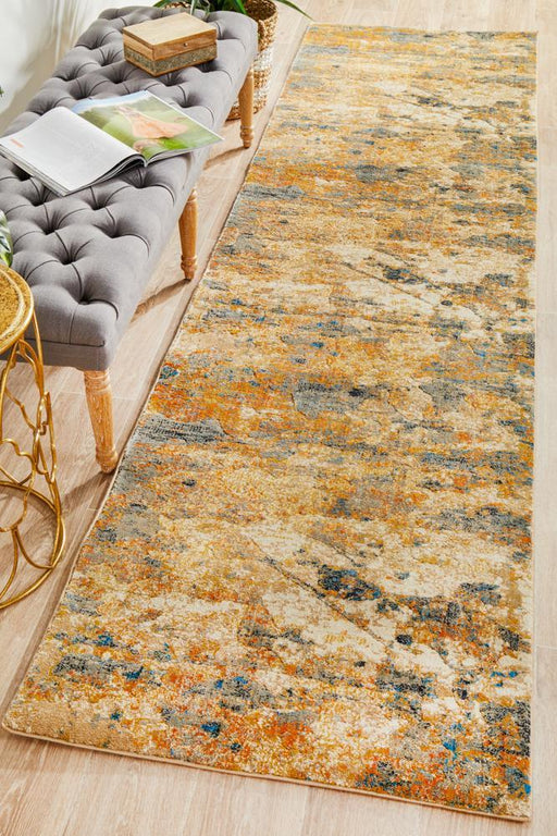 Dalaman Rust Dreams Contemporary Runner Rug, Rugs, Ozark Home 