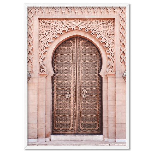 Moroccan Doorway in Blush - Art Print, Wall Art, Ozark Home 