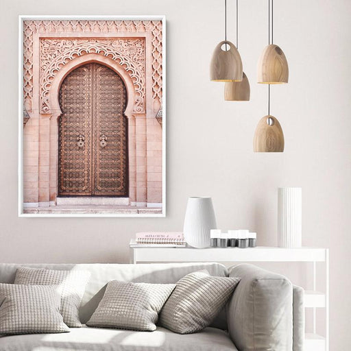 Moroccan Doorway in Blush - Art Print, Wall Art, Ozark Home 