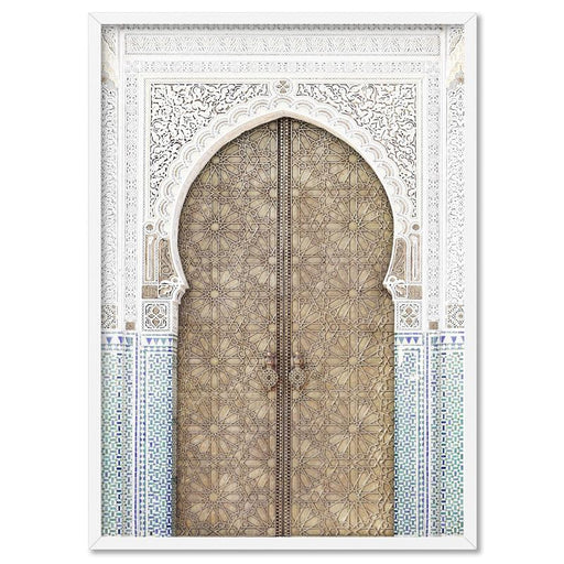 Golden Doorway Morocco - Art Print, Wall Art, Ozark Home 