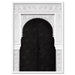 Ornate Moroccan Doorway in Black & White - Art Print, Wall Art, Ozark Home 