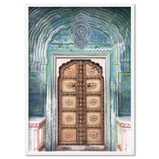 Peacock Doorway in Jaipur City Palace - Art Print, Wall Art, Ozark Home 