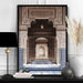 Ornate Carved Arch Passage Morocco - Art Print, Wall Art, Ozark Home 