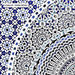 Blue Fountain Casablanca - Art Print, Wall Art, Ozark Home 