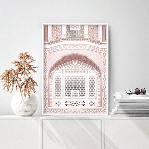 Pastel Dreams in the Amber Palace - Art Print, Wall Art, Ozark Home 