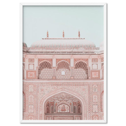 City Palace in Pastels - Art Print, Wall Art, Ozark Home 