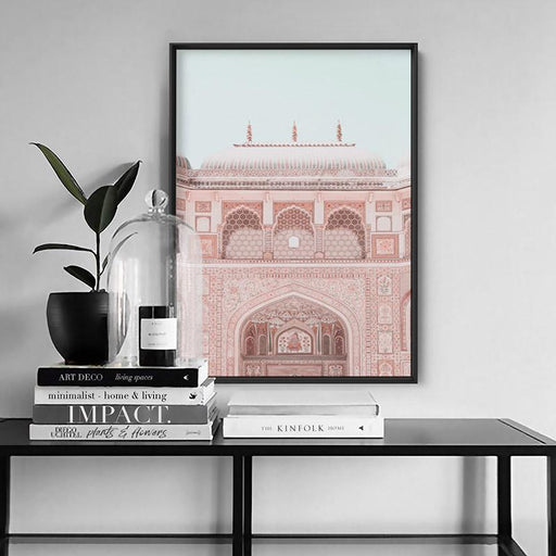 City Palace in Pastels - Art Print, Wall Art, Ozark Home 