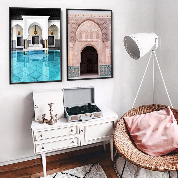 Oriental Poolside Luxe I - Art Print, Wall Art, Ozark Home 