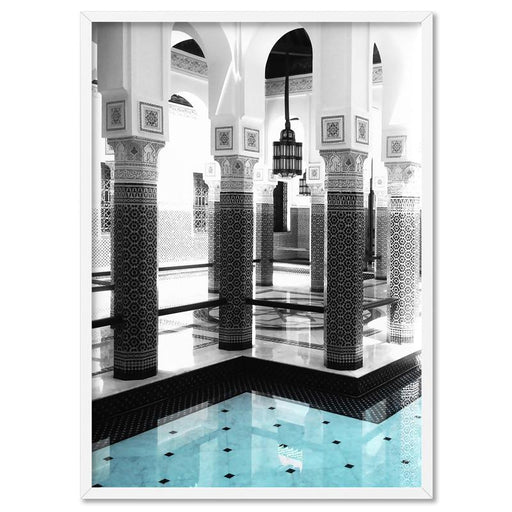 Oriental Poolside Luxe II - Art Print, Wall Art, Ozark Home 