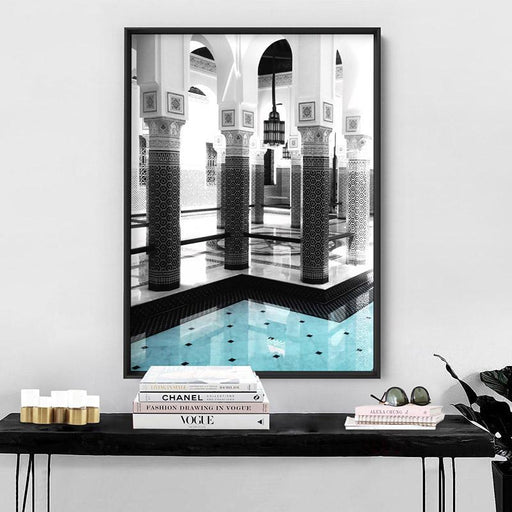 Oriental Poolside Luxe II - Art Print, Wall Art, Ozark Home 