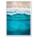 Aerial Ocean Blues & Soft Sand - Art Print - Ozark Home