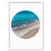 Turquoise Ocean in Circle - Art Print - Ozark Home