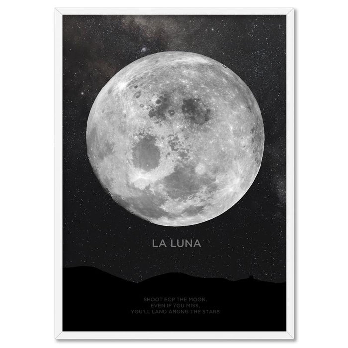 La Luna Moon - Art Print - Ozark Home