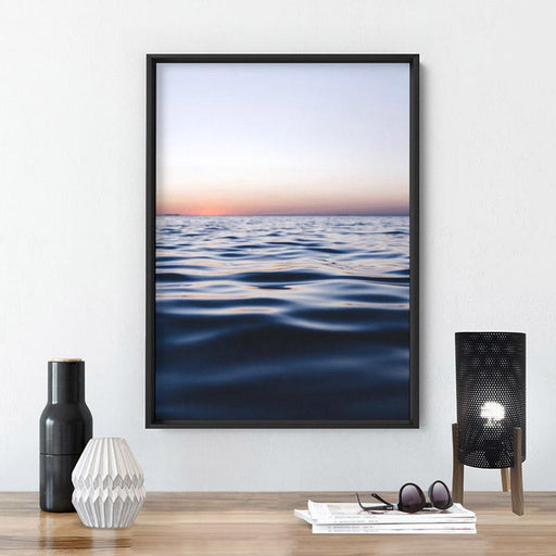 Calm Ocean Horizon at Dusk - Art Print - Ozark Home