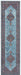 Erdek Blue Stonewashed Diamond Medallion Vintage Rug, Rugs, Ozark Home 
