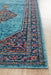 Erdek Blue Stonewashed Diamond Medallion Vintage Runner Rug, Rugs, Ozark Home 