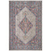 Erdek Grey Stonewashed Diamond Medallion Vintage Rug, Rugs, Ozark Home 