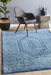 Erdek Royal Blue Stonewashed Diamond Vintage Rug, Rugs, Ozark Home 