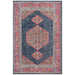 Erdek Navy Stonewashed Aztec Figaree Vintage Rug, Rugs, Ozark Home 