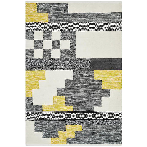 Ekma Multicoloured Unite Textured Wool Rug, Rugs, Ozark Home 