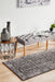 Ellora Charcoal Faded Transitional Grid Contemporary Runner Rug, Rugs, Ozark Home 