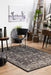 Ellora Charcoal Faded Transitional Grid Contemporary Rug, Rugs, Ozark Home 