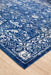 Ellora Navy Faded Transitional Grid Contemporary Rug, Rugs, Ozark Home 