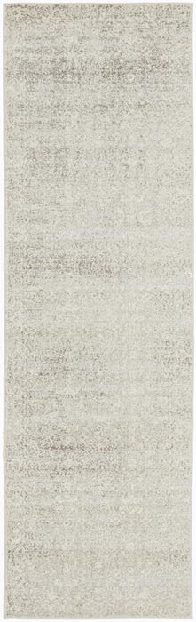 Ellora Silver Faded Transitional Grid Contemporary Rug, Rugs, Ozark Home 