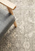 Ellora Silver Faded Transitional Grid Contemporary Rug, Rugs, Ozark Home 