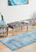 Ellora Blue Faded Transitional Medallion Contemporary Runner Rug, Rugs, Ozark Home 