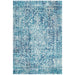 Ellora Blue Faded Transitional Medallion Contemporary Rug, Rugs, Ozark Home 