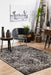 Ellora Charcoal Faded Transitional Medallion Contemporary Rug, Rugs, Ozark Home 