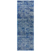 Ellora Navy Faded Transitional Medallion Contemporary Runner Rug, Rugs, Ozark Home 