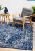 Ellora Navy Faded Transitional Medallion Contemporary Rug, Rugs, Ozark Home 