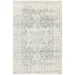 Ellora White & Silver Faded Transitional Contemporary Rug - Ozark Home