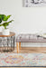 Ellora White & Multicoloured Faded Transitional Medallion Contemporary Runner Rug, Rugs, Ozark Home 