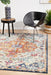 Ellora White & Multicoloured Faded Transitional Medallion Contemporary Rug, Rugs, Ozark Home 