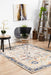 Ellora Ivory Faded Transitional Floral Contemporary Rug, Rugs, Ozark Home 